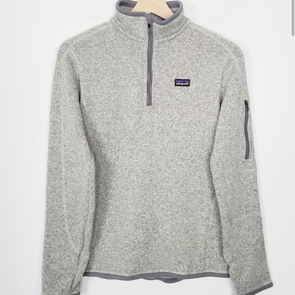 Patagonia Better Sweater Gray Quarter Zip Womens M